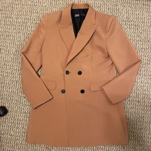 Zara Carmel Blazer Jacket